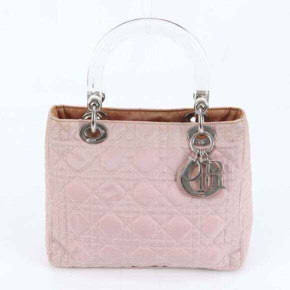 Christian Dior Lady Cannage Tote Bag, Pink, Women's - Picture 1 of 10